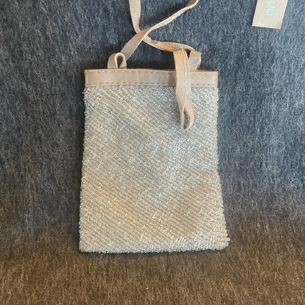Chan Luu Brand New Elegant Silver Beaded Women's Bag